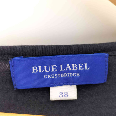 ブルーレーベルクレストブリッジ BLUE LABEL CRESTBRIDGE チェックフリルスリーブ トップス レディース 38