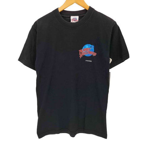 プラネットハリウッド PLANET HOLLYWOOD 90s 両面プリント 半袖クルーネックTシャツ メンズ S