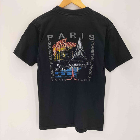 プラネットハリウッド PLANET HOLLYWOOD 90s 両面プリント 半袖クルーネックTシャツ メンズ S