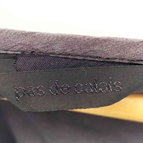 パドカレ pas de calais シルク使い 切りっぱなし レーヨンブラウス レディース 38