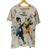 キャラクタープリント クルーネック 半袖Tシャツ メンズ L