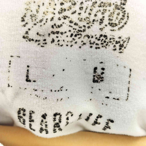 キャラクタープリント クルーネック 半袖Tシャツ メンズ L