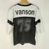 バンソン VANSON ナンバリングプリント 七分丈 フットボールTシャツ メンズ import:M