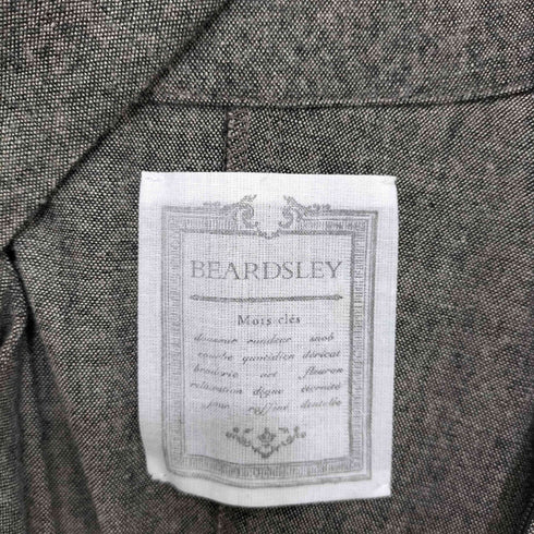 ビアズリー BEARDSLEY ウール ツイード サロペット レディース FREE