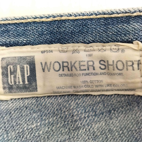 ギャップ Gap 90s~00s OLD WORKER SHORT デニム ショートパンツ メンズ US:30-31