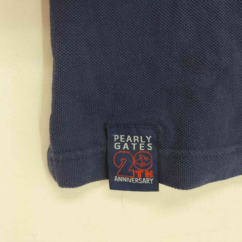 パーリーゲイツ PEARLY GATES 20th ロゴ パッチワーク ポロシャツ メンズ JPN:4