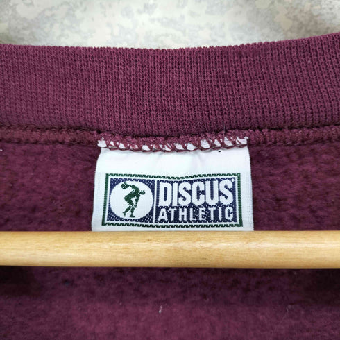 ディスカス DISCUS 刺繍タグ クルネックT ブランク スウェット メンズ