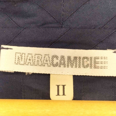 ナラカミーチェ NARACAMICIE オープンカラー フリル ブラウス レディース 2