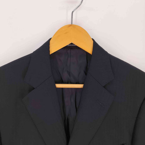 アクアスキュータム AQUASCUTUM 2B ストラップ テーラードジャケット メンズ