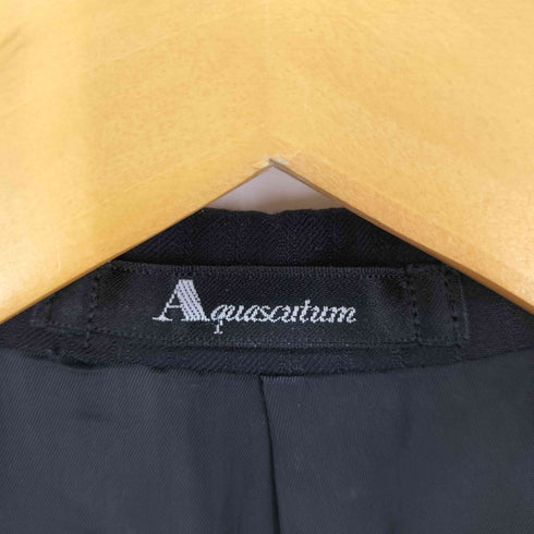 アクアスキュータム AQUASCUTUM 2B ストラップ テーラードジャケット メンズ