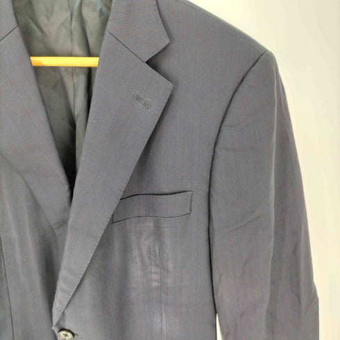 アクアスキュータム AQUASCUTUM 2B ストライプ テーラードジャケット メンズ
