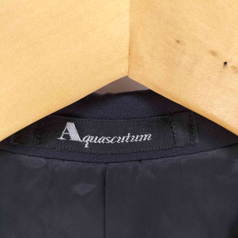 アクアスキュータム AQUASCUTUM 2B ストライプ テーラードジャケット メンズ
