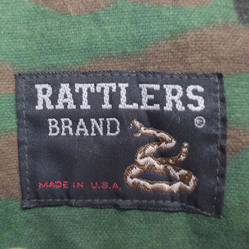 RATTLERS USA製 カモ柄 シャツジャケット メンズ W170