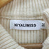 NIYALIMISS チャイナボタンデザインプルオーバーニット レディース JPN:M