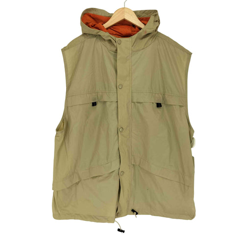 UTILITY ナイロン フーデッド ワークベスト メンズ JPN:XL