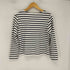 プチバトー PETIT BATEAU ボートネック サイドボタン バスクシャツ レディース import:S