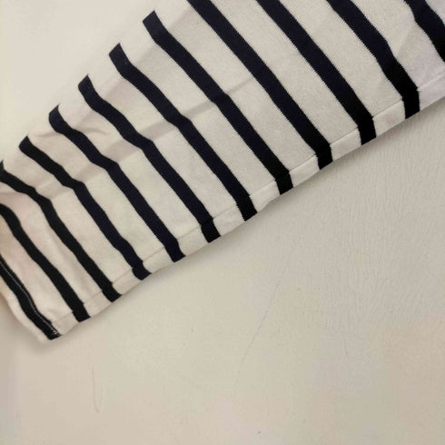 プチバトー PETIT BATEAU ボートネック サイドボタン バスクシャツ レディース import:S