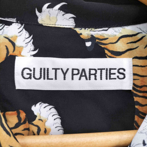 ワコマリア WACKO MARIA THE GUILTY PARTIES TIM LEHI コラボ 24SS HAWAIIAN S/S SHIRT 虎 レーヨン100% アロハシャツ メンズ import:S