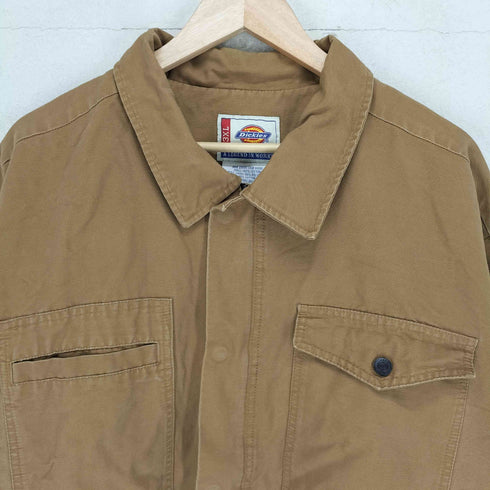 ディッキーズ Dickies 比翼ワークシャツジャケット BIG SIZE メンズ 3XL