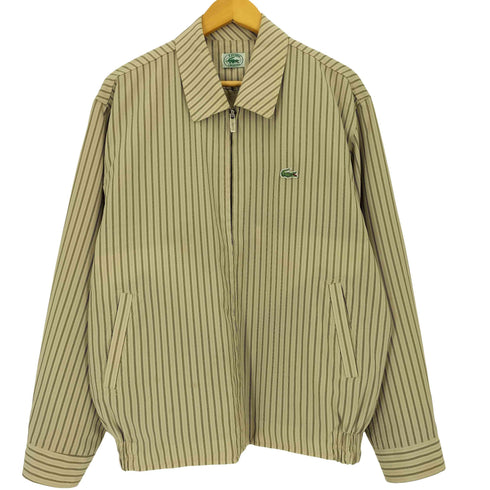 アイゾッドラコステ IZOD LACOSTE ナイロン混 ストライプ ジップアップジャケット メンズ 160-170