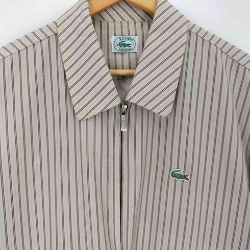 アイゾッドラコステ IZOD LACOSTE ナイロン混 ストライプ ジップアップジャケット メンズ 160-170