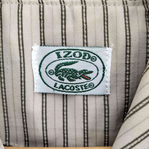 アイゾッドラコステ IZOD LACOSTE ナイロン混 ストライプ ジップアップジャケット メンズ 160-170
