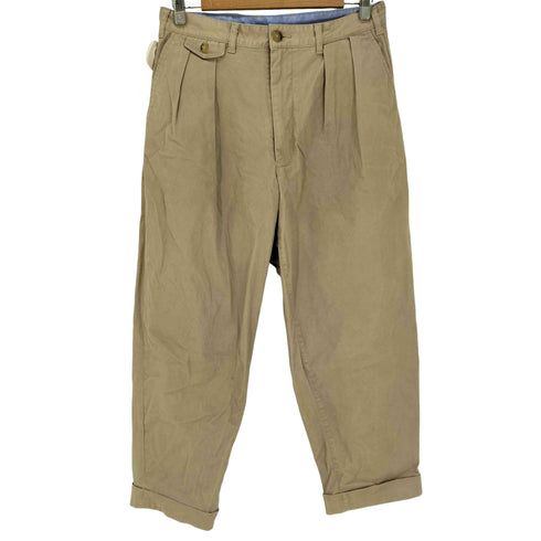 ビームスジャパン BEAMS JAPAN PLUS 2 Pleats Tapered Twill 2プリーツ チノ トラウザーズ メンズ JPN:M