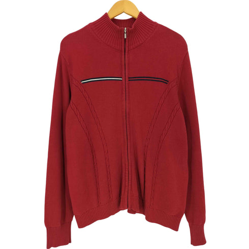 トミーヒルフィガー TOMMY HILFIGER コットン ドライバーズニット メンズ import:XXL