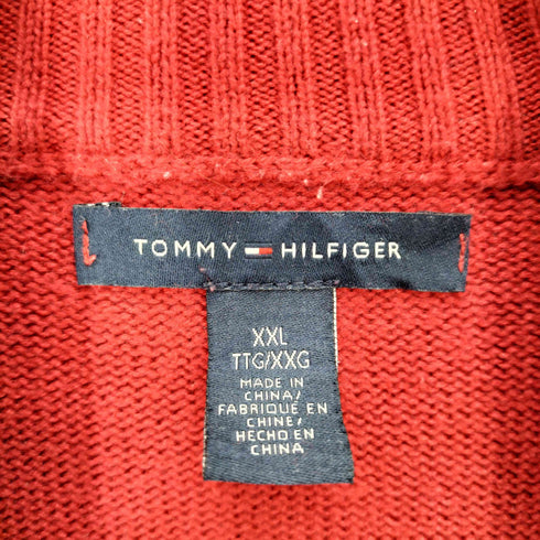 トミーヒルフィガー TOMMY HILFIGER コットン ドライバーズニット メンズ import:XXL