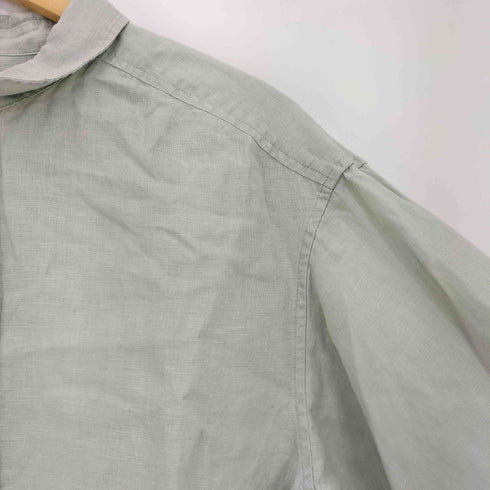 ユナイテッドアローズグリーンレーベルリラクシング UNITED ARROWS green label relaxing Kortrijk Linnen リネン 長袖シャツ レディース JPN:40