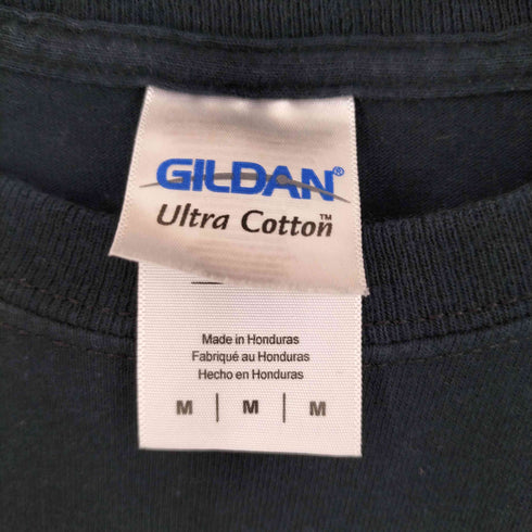 ギルダン GILDAN コットン 両面プリント クルーネック 半袖 Tシャツ メンズ M