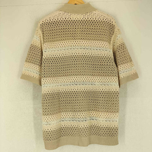 キス KITH THOMPSON CROCHET BUTTON DOWN トンプソン クロシェ ボタンダウン 半袖シャツ メンズ L