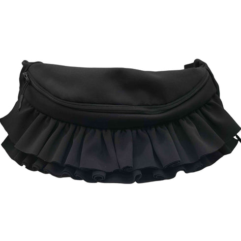 @ hirame ヒラメ 25AW フリル ボディ BAG バック ブラック レディース