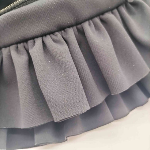 @ hirame ヒラメ 25AW フリル ボディ BAG バック ブラック レディース