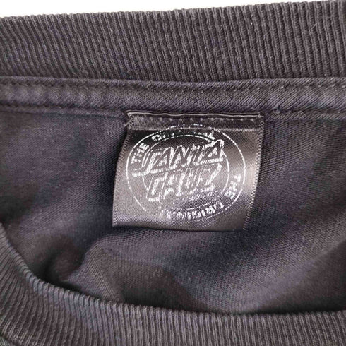 サンタクルズ SANTA CRUZ メキシコ製 両面プリント フレイムロゴ クルーネック 半袖 Tシャツ メンズ M