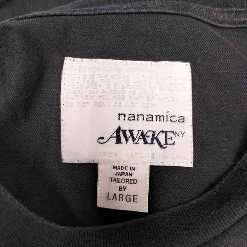 ナナミカ nanamica 両面ラバープリント 半袖Tシャツ メンズ import:L