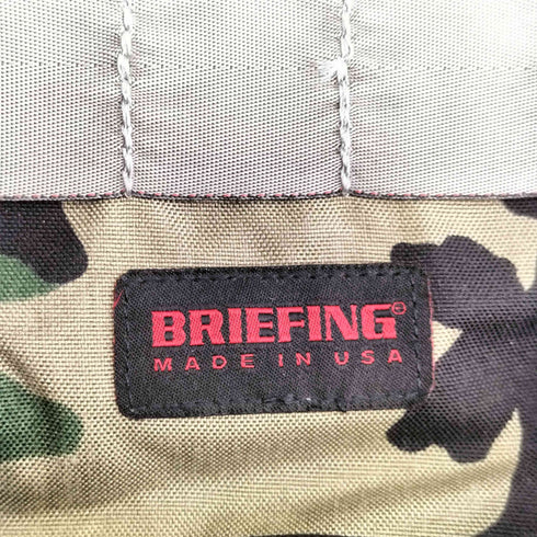 ブリーフィング BRIEFING MADE IN USA FLIGHT LIGHT BUCKET クレイジーパターン 迷彩柄 トートバッグ メンズ