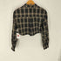 リリーブラウン Lily Brown チェック柄 ボタンダウンクロップドシャツ レディース ONE SIZE