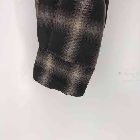 リリーブラウン Lily Brown チェック柄 ボタンダウンクロップドシャツ レディース ONE SIZE