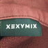 XEXYMIX ゼクシィミックス 裏起毛 ロゴバンド ハーフジップ ハイネックトレーナー レディース L
