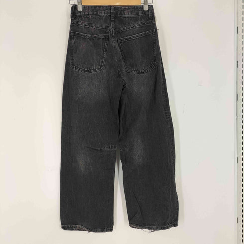 ザラ ZARA バレルバルーンフィットデニムパンツ レディース 32