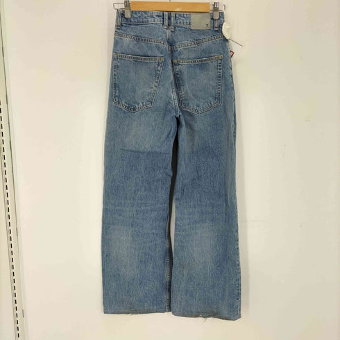 ザラ ZARA ミッドライズバギーデニムパンツ レディース 32