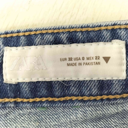 ザラ ZARA ミッドライズバギーデニムパンツ レディース 32