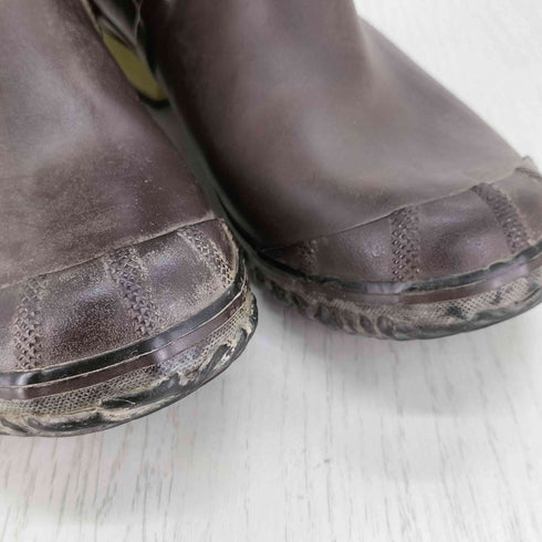 ソレル SOREL サイドレースアップ レザーアッパー レインブーツ レディース JPN:23.5