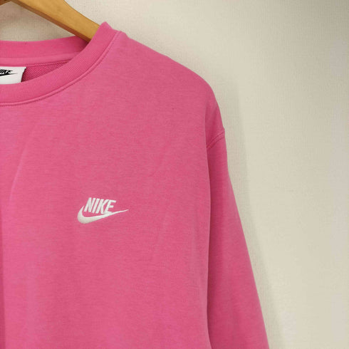 ナイキ NIKE AS M NSW CLUB CRW FT PINKSICLE/WHITE クラブ フレンチテリー クルー スウェット メンズ JPN:L