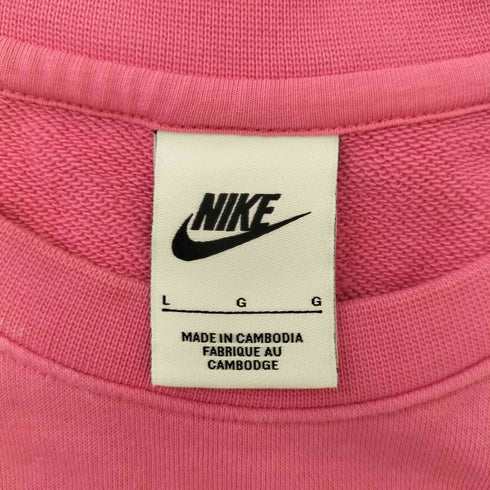 ナイキ NIKE AS M NSW CLUB CRW FT PINKSICLE/WHITE クラブ フレンチテリー クルー スウェット メンズ JPN:L