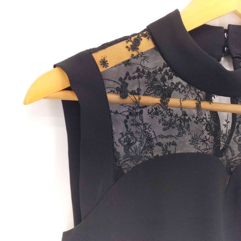 マメクロゴウチ Mame Kurogouchi 24AW Acetate Polyester Floral Lace-Collar Sleeveless Dress レディース 1