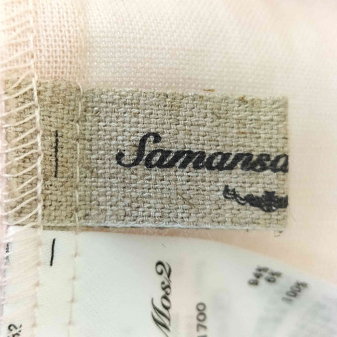 サマンサモスモス samansa Mos2 26ss 前後2WAY襟シャーリングレースブラウス レディース FREE