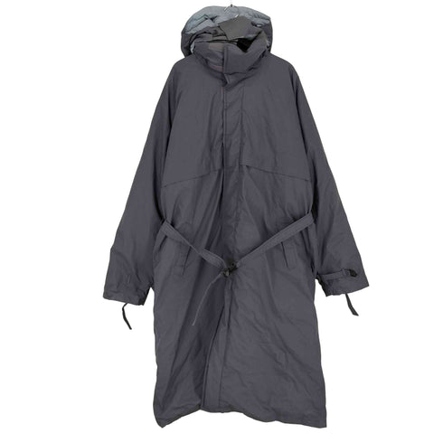 エディーバウアー Eddie Bauer 黒タグ フーデッド グースダウンコート レディース JPN:XL