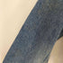 ザラ ZARA ダメージ加工バックプリントデニムジャケット メンズ import:L